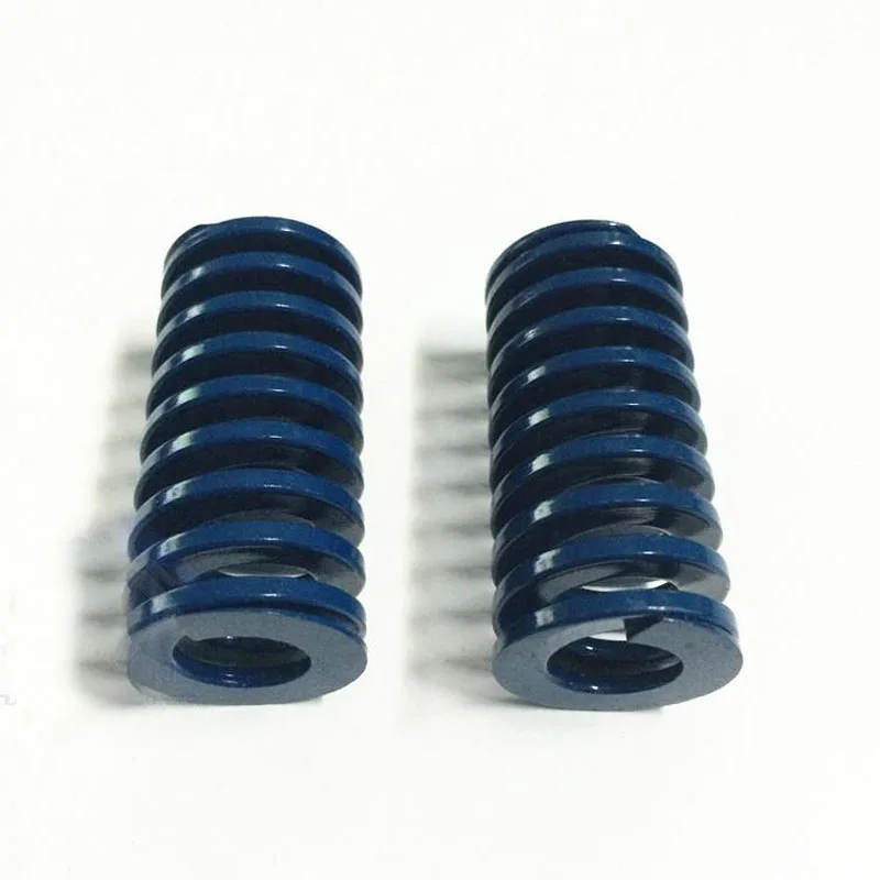 High Quality Blue Alloy Steel Rectangular Die Spring External Diameter 30 Compression Spring 2pcs