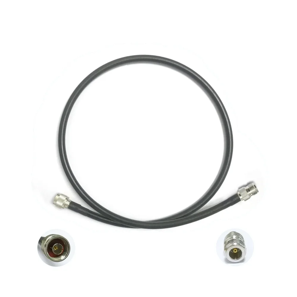 

NEW 1PC N male to N female RF coax cable adapter RG8 100cm low loss high quality for wifi antenna anti-corrosive