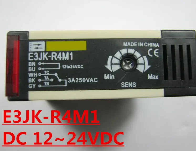 photoelectric switch E3JK-R4M1 DC 12~24V, Detective distance 4 m free shipping