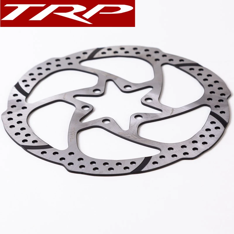 TRP Rotor 140mm / 160mm / 180mm for MTB Road Bike Disc Brake Spyre HY/RD Quadiem SPYRE-C Spyre SLC SPYKE, Silver with Screws