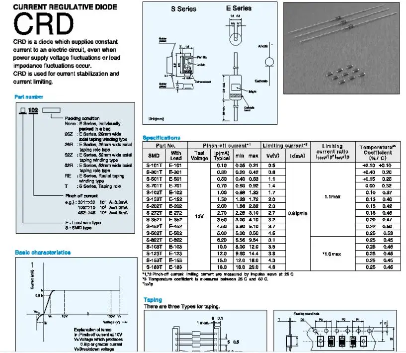 Free Shipping L-2733 30MA SOD-123 constant current value 27-33MA LED light application CRD/CURRENT REGULATIVE DIODE