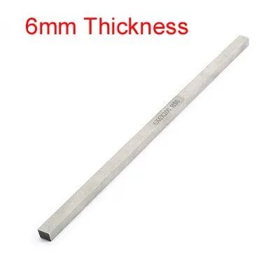 

1pc Turning Parting Milling Mini Lathe HSS Tool Bit Gray 6mm Thickness x 6/8/10/12/14/16/18/20/25/30/35/40/45/50mm x200mm Length