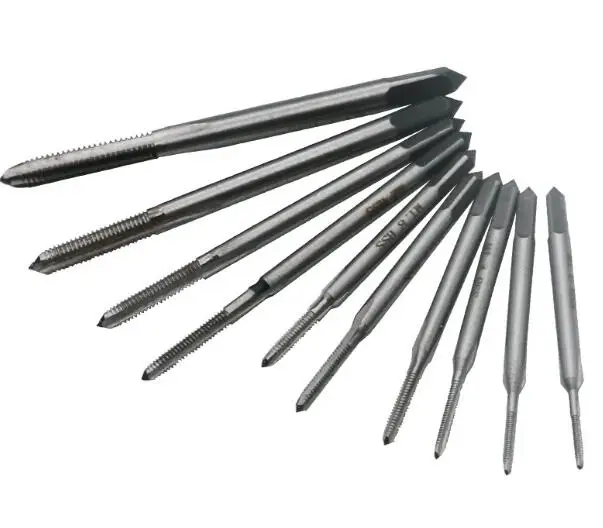 

10pcs HSS Micro Machine Tap m1 m1.2 m1.4 m1.5 m1.6 m1.8 m2.0 m2.2 m2.4 m2.5