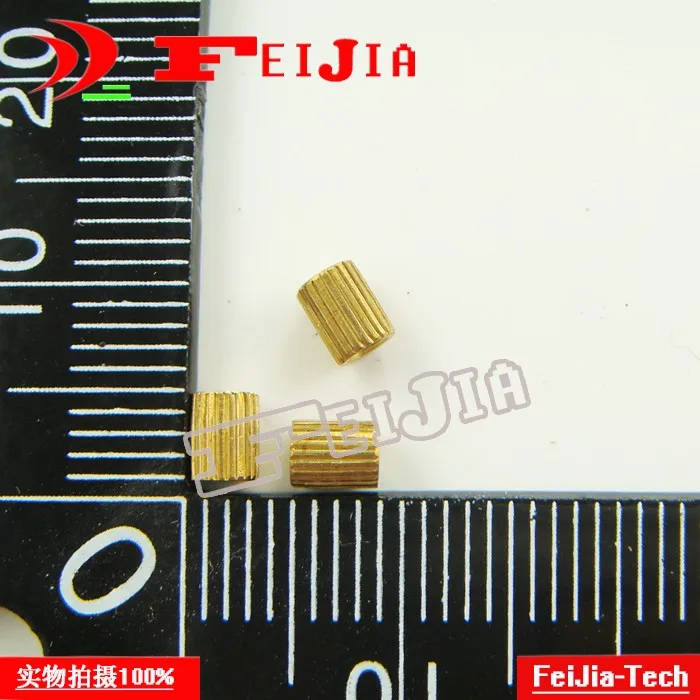 

Free shipping M2*4mm double-pass monitoring security copper knurled pillars Hardware Fasteners Bolts