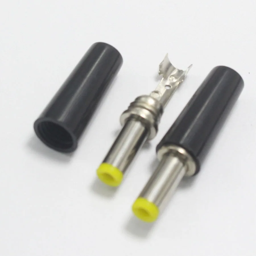 4 قطعة 5.5*2.5 مللي متر/5.5*2.1 مللي متر تيار مستمر قابس طاقة ABS 5.5 مللي متر ذكر المقابس موصل DIY بها بنفسك إصلاح الصوت مهايئ الرافعة