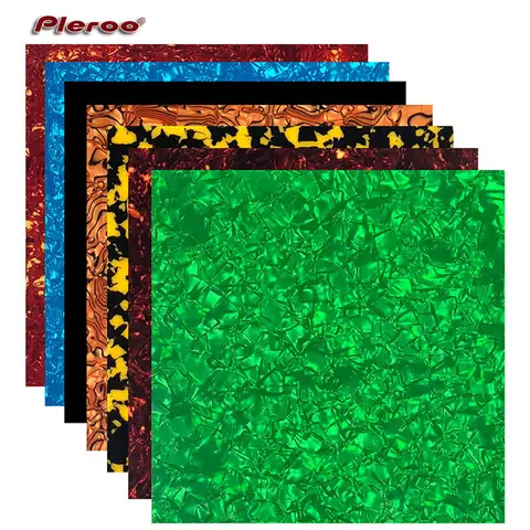 24cmx22cm Custom Quality Acoustic  Guitar Pickguard Celluloid Material Blank Sheet Self Adhesive Scratch Plate