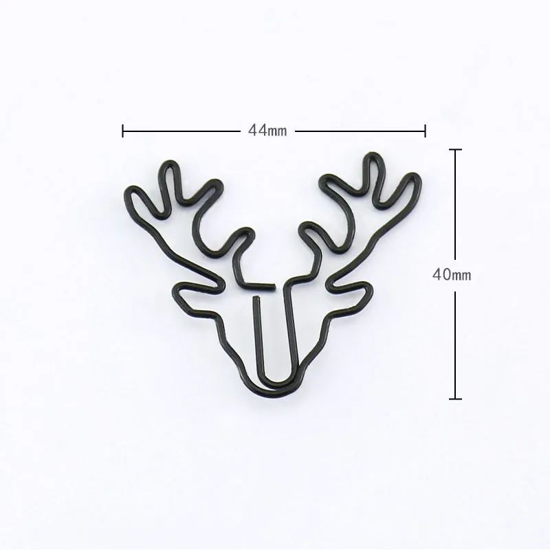 Imagem -03 - Tutu-vintage Deer Metal Paper Clips Pin Bookmark Papelaria Karea Acessórios de Escritório Clipes Memo H0219 20 Pcs 10 Pcs