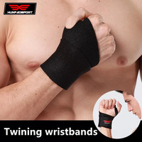 1 Pcs Sports Protection Hand Wrap Wrist Support Wrap With Bracers Sports Gear Pressure Bracers Bandage Fitness Training Safety