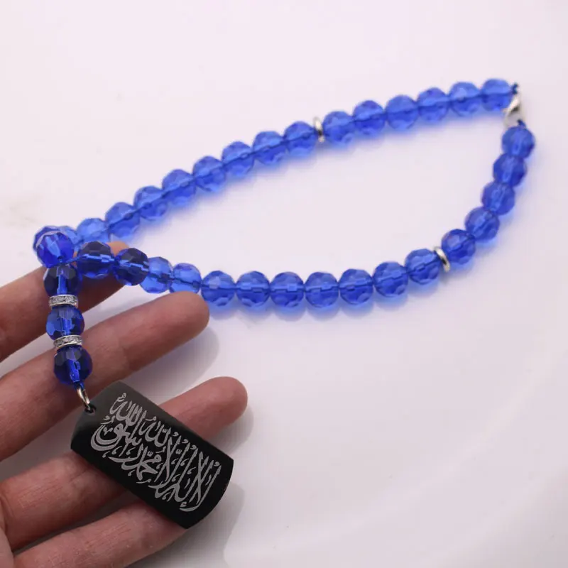 shahada Car Rear View Mirror crystal Car Pendant Hanging Car Styling Accessories islam muslim Koran car pendant