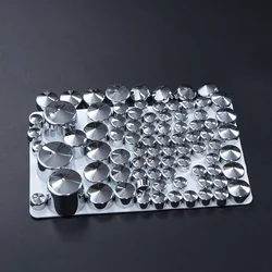 Lot Chrome ABS Bolt Toppers Cap Cover Set For Harley Softail Twin Cam 1984-2006