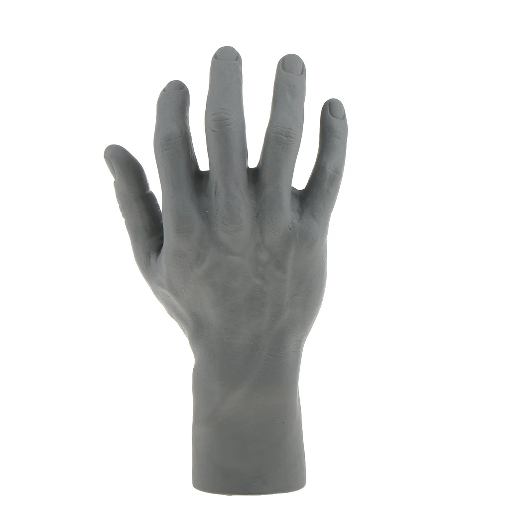 

High Stimulation Male Mannequin Right Hand For Jewelry Bracelet Watch Glove Ring Display Magnet can be equipped on the bottom