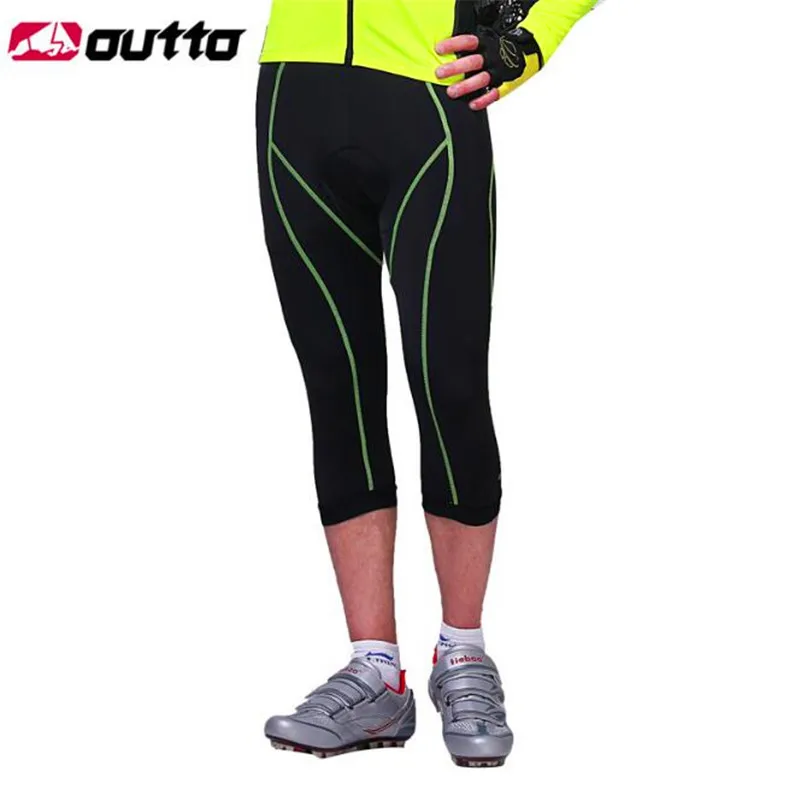 Spring Bicycle Sport Clothing Mountain Bike Cropped Trouser Anti-sweat Reflective Soft Quick Dry Male Wear Cycling Pant