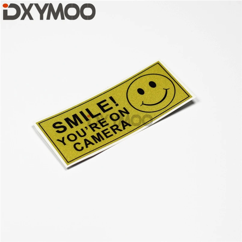 Car Styling Decals Funny SMILE YOU'RE ON CAMERA Video Taping Decals Sticker