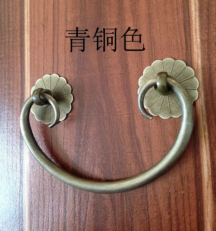 

The drawer wardrobe door handle / classical Chinese antique furniture handle Chinese copper handle simple horn handle