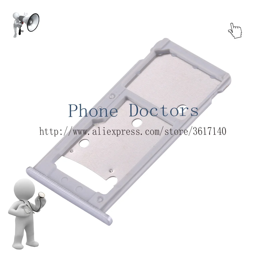 For Huawei Enjoy 7 Plus / Enjoy 7Plus TRT Sim Card Tray Micro SD Card Holder Slot Adapter Parts Sim Card Adapter