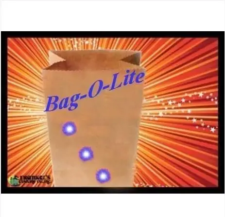 Bag O Lights (Blue Light)  Magic Trick Stage Magic Props Comedy Mentalism Close-Up Accessories Magia Magie