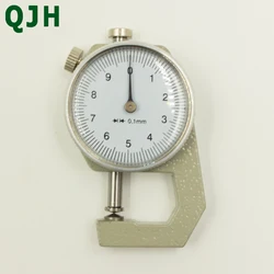 QJH Dial Thickness Gauge 0-10/0-20mm Thickness Meter Tester for Leather Paper Width Measuring Instrument Tools