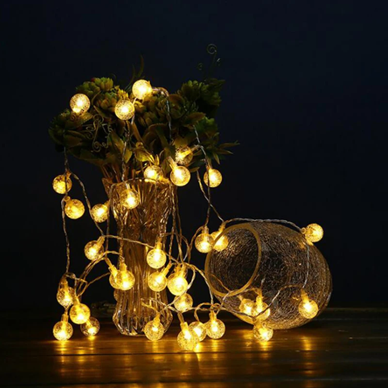 

Garland Solar Powered Solar Light Bulb/Outdoor Waterproof Light String Bubble Light Christmas LED Solar Lamp Led Strip