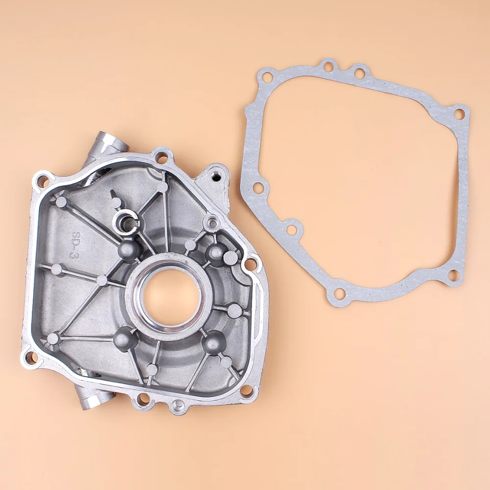 Engine Crankcase Crank Case Side Cover w/ Gasket For HONDA GX160 GX200 GX 160 200 Chinese 168F 4-Stroke Gas Motor Generator