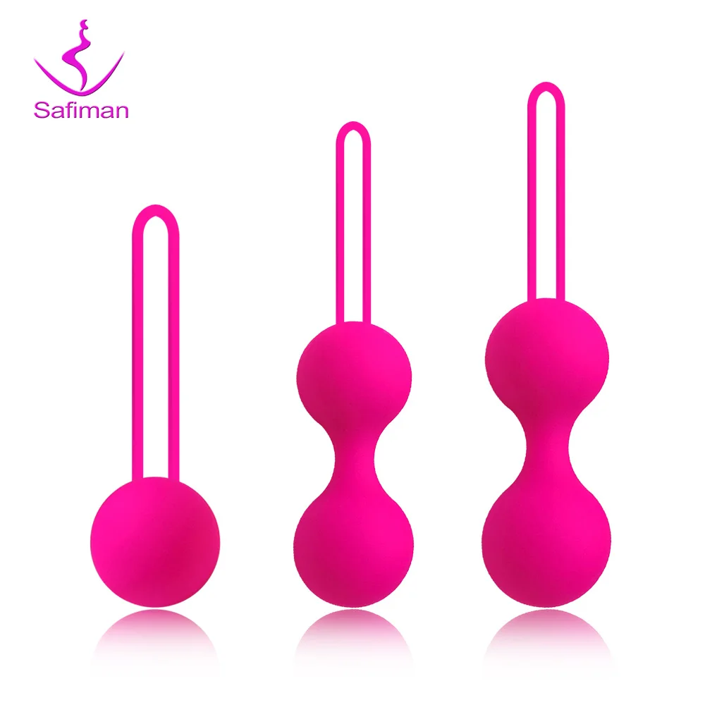 Safe Silicone Smart Ball Kegel Ball Ben Wa Ball Vagina Tighten Exercise Machine Vaginal Geisha Ball Sex Toys for Women