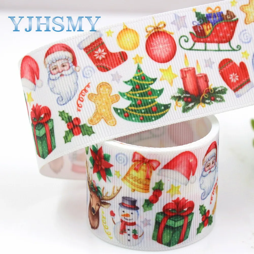 YJHSMY G-18716-620,38 mm 5 Yards Cartoon Printed grosgrain ribbons,DIY handmade Hair accessories Material wedding gift wrap