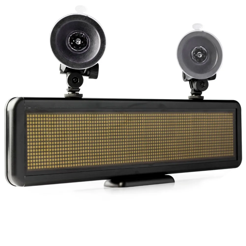 12v 16X64 Rote LED Sar Zeichen Hinten Fenster display USB eingang aufladbare programmierbare nachricht werbung display