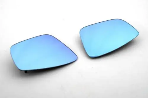 Auto Car Blue Tinted Side Mirror Glass With Heat Support for vw Polo 6R