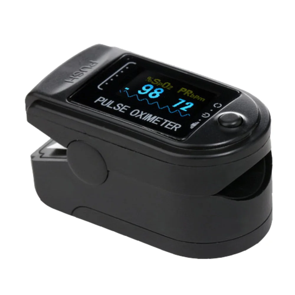 Fingertip Pulse Oximeter SpO2 Monitor Heart Rate Oxímetro Oximetry