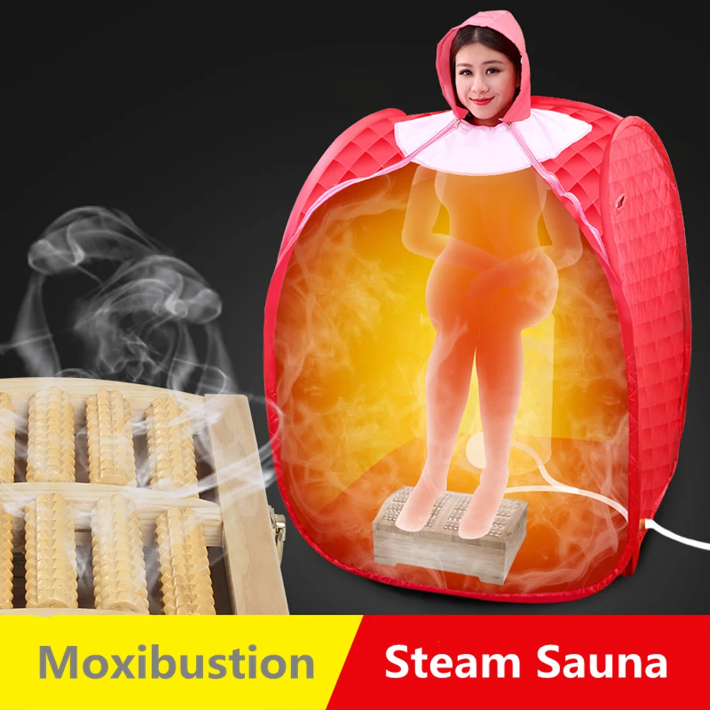 Steam Sauna Moxibustion Multifunctional Foot Sauna Box STEAM BATH Slimming Detox Therapy Steam For Sauna Cabin Sauna Accessories