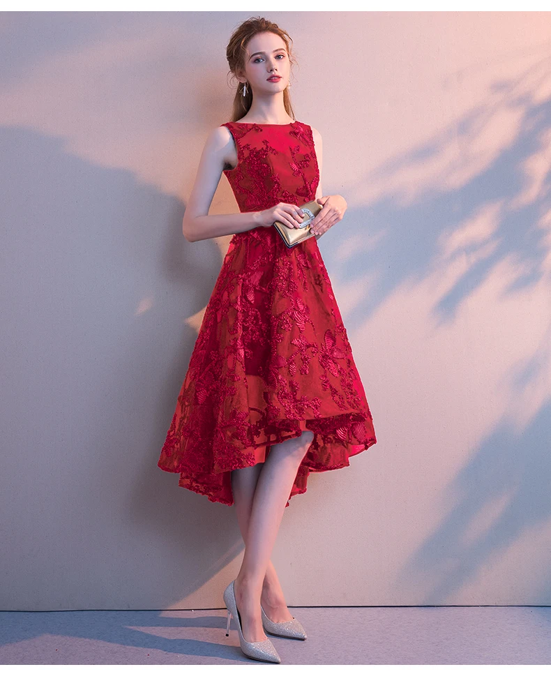 red junior dresses formal Red Short Formal Dress Juniors Homecoming Dress main image 0