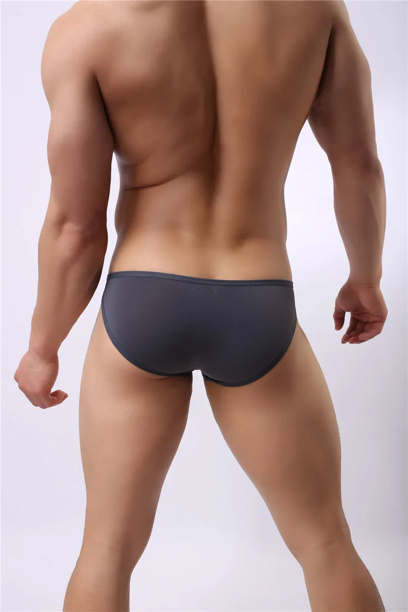 New Arrival Brave Person Men\'s Sexy Fashion Mini Briefs Bikini Side Metal Buckle Underwear 5 Color Size S-XL #B1146