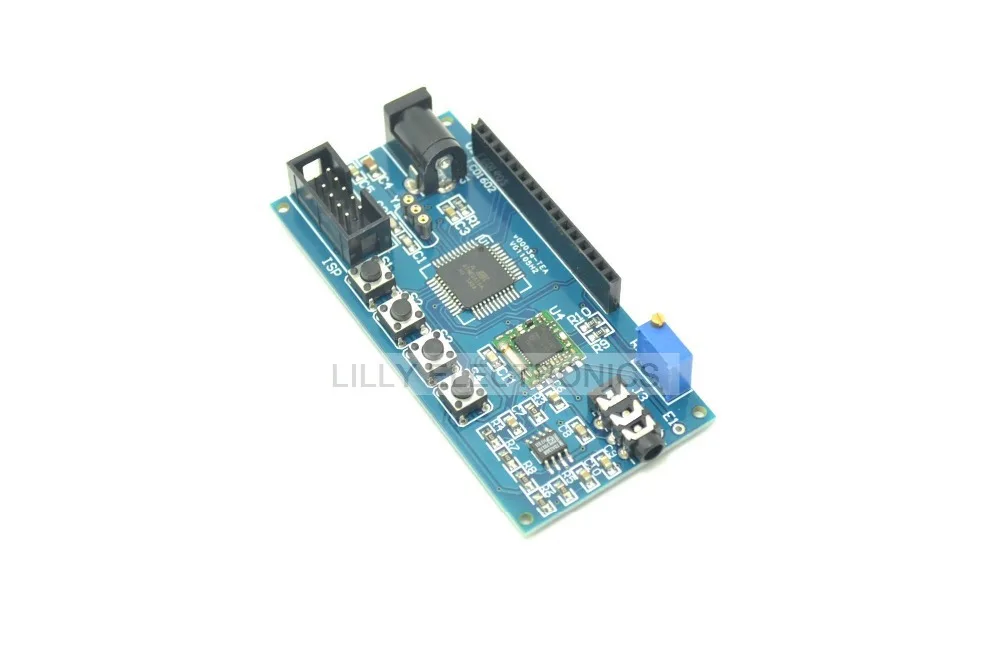 ATmega16/ATmega32 TEA5767 TDA1308 Development Board MCU AVR ISP 5 V Radio FM