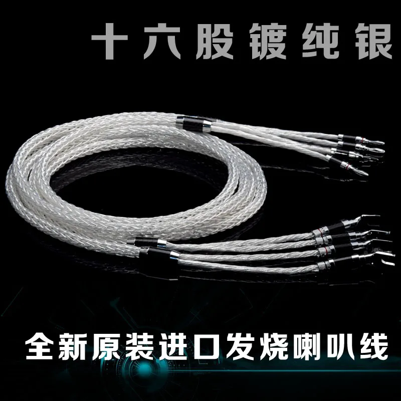 ATAUDIO 8ag czyste srebro-plated OCC głośnik Hifi kabel Hi-end przewód głośnikowy do wzmacniacza i CD