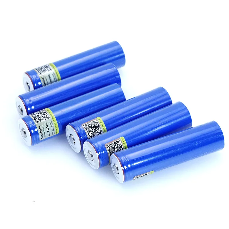 Liitokala 18650 3.7v 2000ma bateria de lítio recarregável luz lanterna baterias led luz bateria + apontou