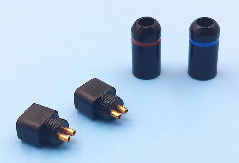 Красное и синее кольцо из сплава, 2 шт., 0,78 мм, наушники с позолоченным штифтом «сделай сам» для ue11pro, ue18pro, 10pro, 7pro, 4pro, UE5