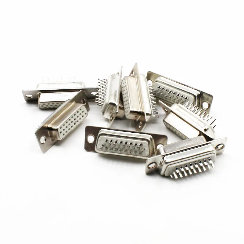 DB25 DB26 25P 26P Parallel Serial Port Female Male Wire Solder Connector Socket Plug VGA Adapter Plastic Metal Shell Cover