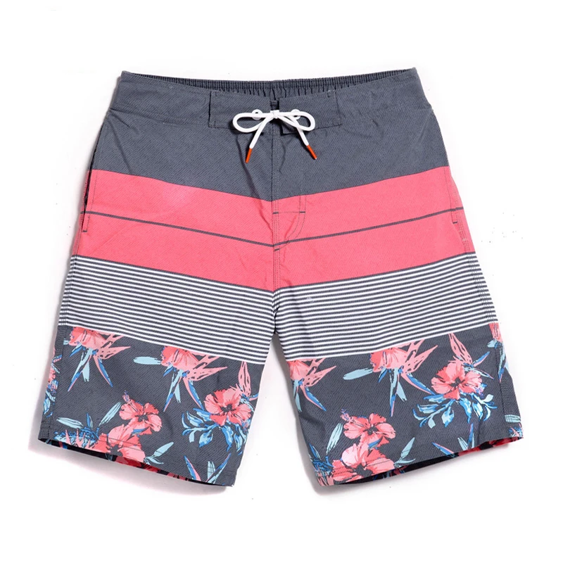 New Men Beach Shorts Board Trunks Male Swimwear  Bermuda Casual Active Sweatpants Bottoms Quick Drying Shorts