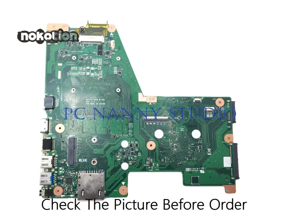 PCNANNY For ASUS X451C X451CA F451 F451C MOTHERBOARD 1007U HM70 DDR3 GMA HD 3000 notebook mainboard tested