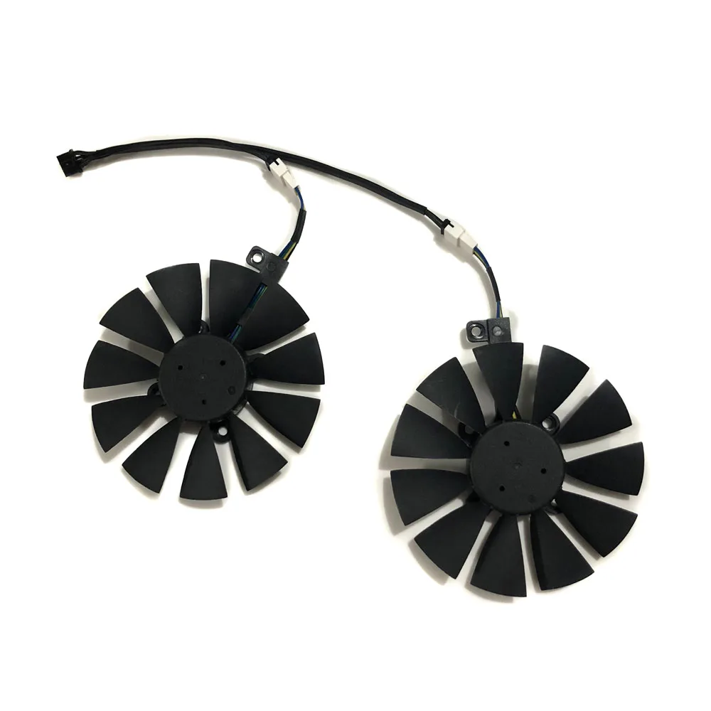 2Pcs/Set PLD09210S12HH,Graphics Fan,VGA GPU Cooler,For ASUS DUAL GTX 1060 6G,DUAL GTX1070 8G,For ASUS EX 1070 8G,EX 1060 6G