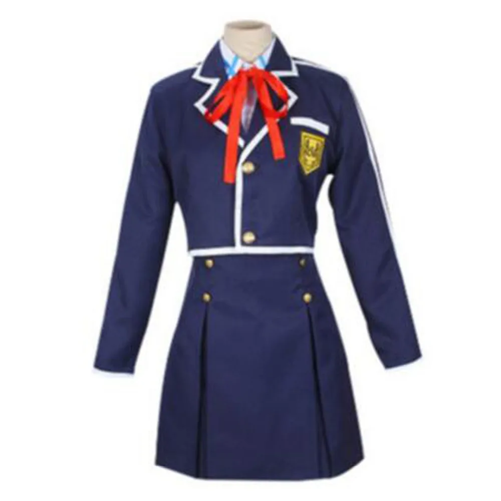 

2018 Sword Art Online SAO Yuuki Asuna School Uniform Coat Shirt Skirt Anime Outfit Cosplay Costumes