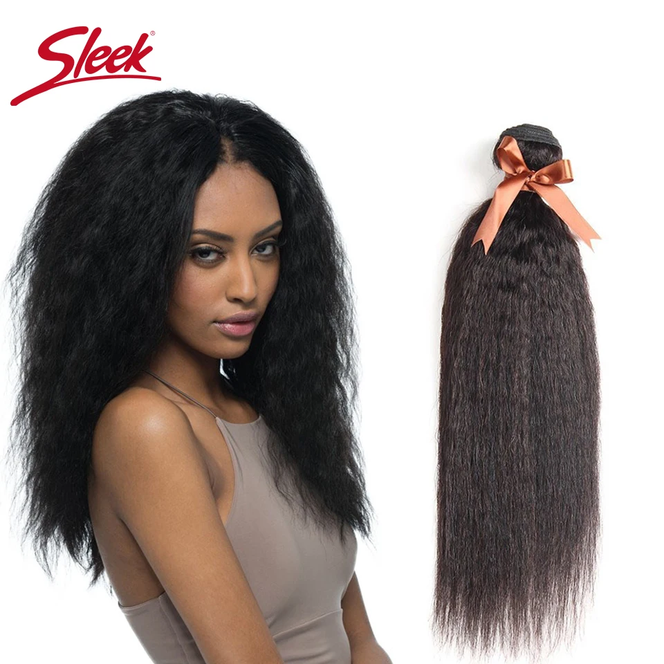 Sleek Braziliaanse Yaki Straight Menselijk Haar 100% Remy Natuurlijk Haar Bundels Deal 10 Tot 30 Inch Haarverlenging Voor Zwarte vrouwen