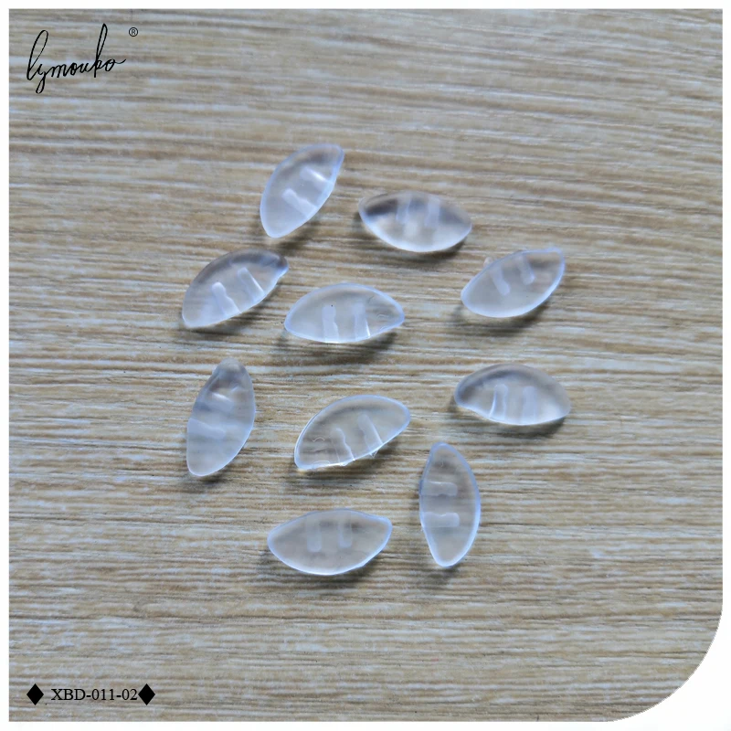 5Pairs/Lot Two Hole Plug Silicone Airbag Soft Nose Pads On Glasses Soft Sanding Surface Anti-Slip Toos Eyeglasses