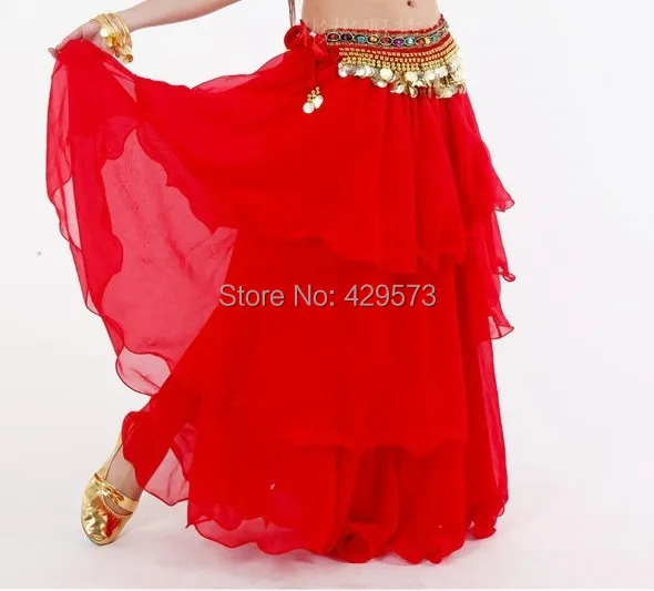 newest  style chiffon belly dance Skirt Popular Sexy Oriental Dance Skirt Stage Performance Skirts