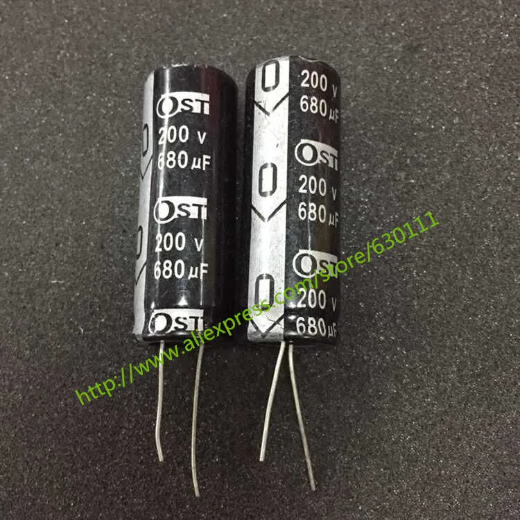 10PCS 680UF 200V 200V680UF  Aluminum Electrolytic Capacitor 18X50mm