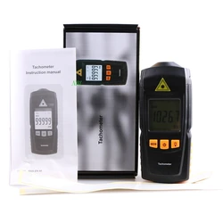 Digital Laser Tachometer 2.5-99999RPM LCD Non-Contact RPM Tach Tester Rotate Speed Linear Velocity Frequency Motor Gauge Meter