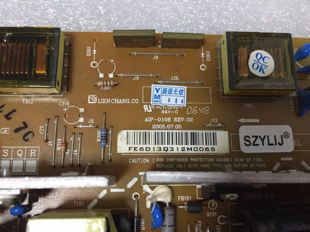 Placa de alimentación para punto Original L1717S L1917S L17NS-8 AIP-0108 6870TB69D11 LG1750SQ