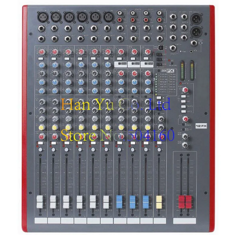 High quality Audio Mixer 12FX 12-channel professional mixer / conference / KTV / stage performance microphone