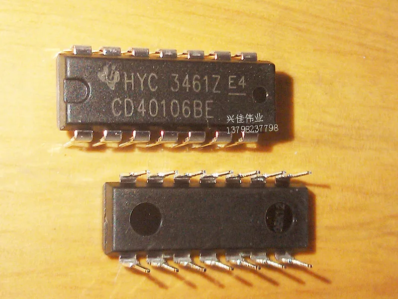 

10 шт. Новый CD40106 CD40106BE DIP six Schmitt триггер DIP-14