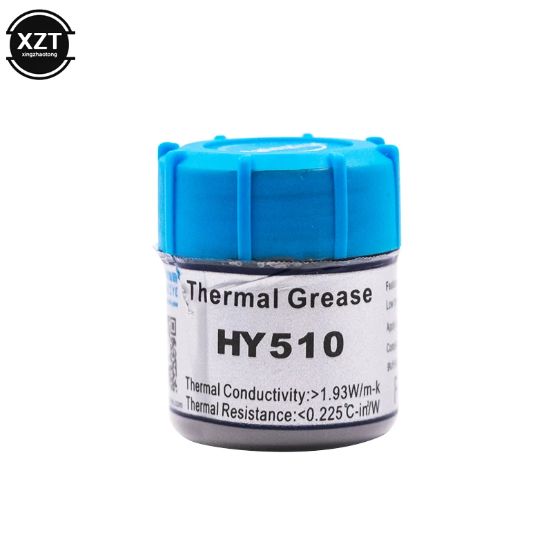 Hy510 25G Grey Siliconen Samengestelde Koelpasta Geleidende Vet Heatsink Voor Cpu Gpu Chipset Notebook Koeling Met Schraper