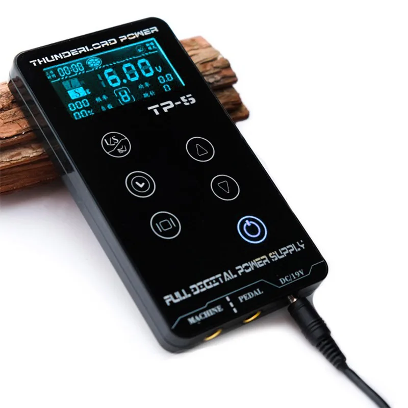 Professional Thunder TP-5 Digital Tattoo Power Supply LCD Touch Screen Display
